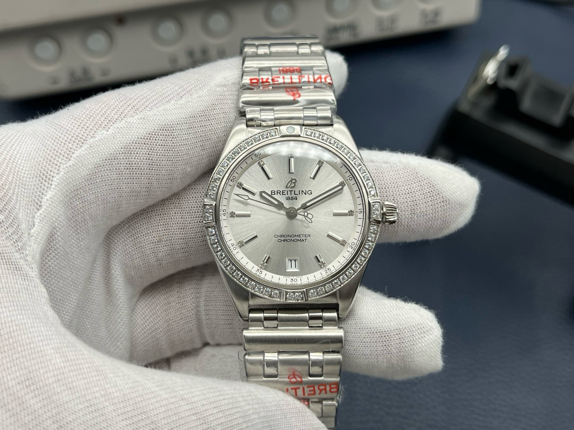 브라이틀링 2824 무브먼트 미러급 여자시계