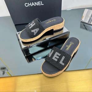 샤넬 여자 슬리퍼 6.5cm