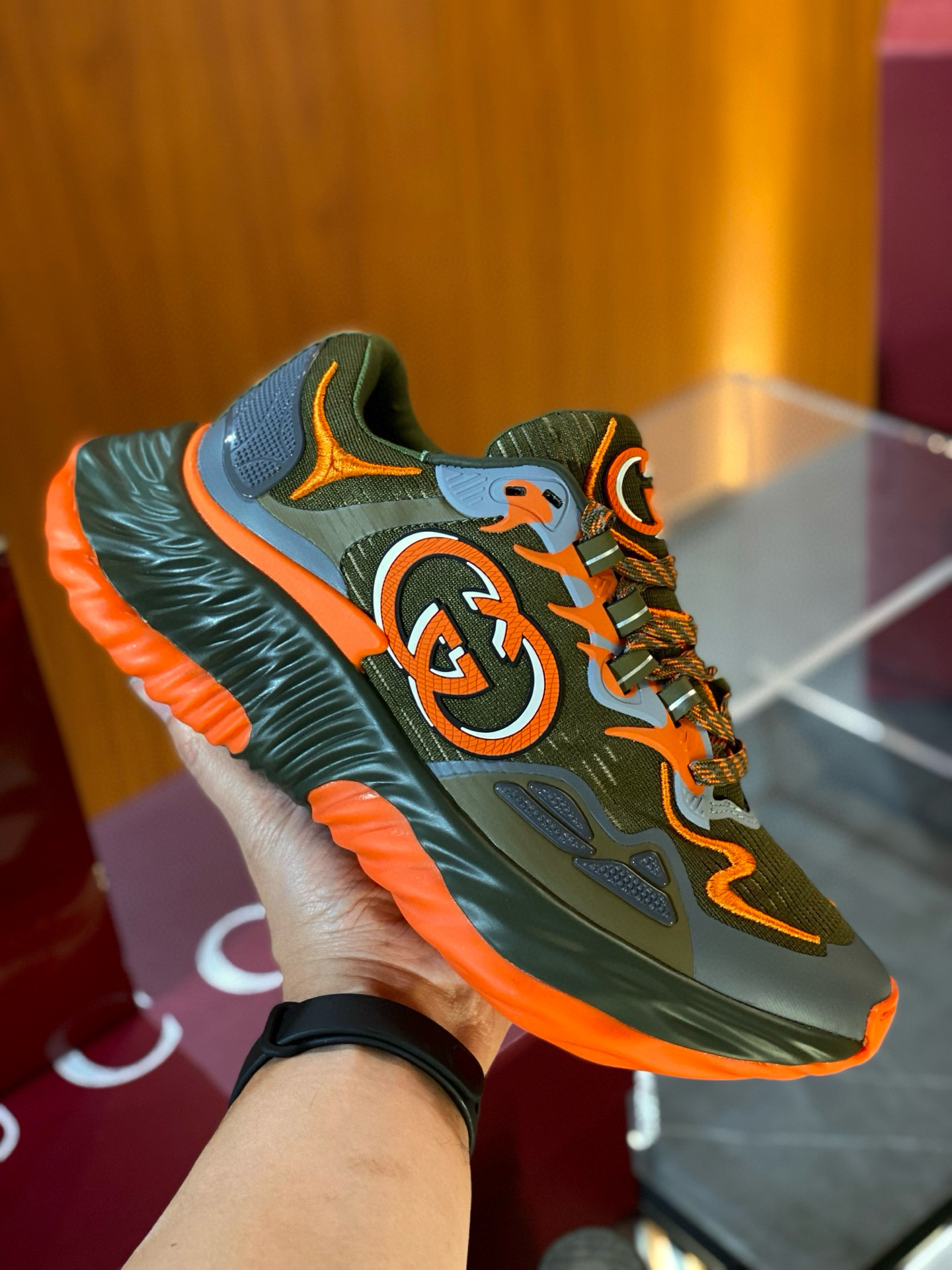 구찌 4컬러 리플 남녀공용 커플 신발 운동화 스니커즈