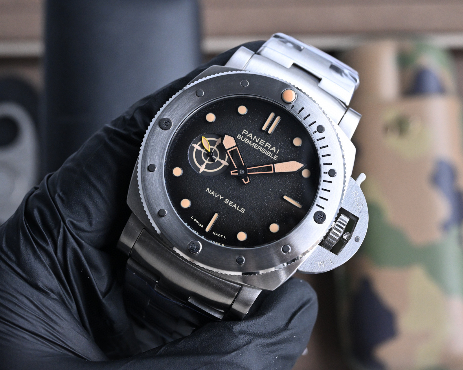 파네라이  V7공장 남자 미러급 시계