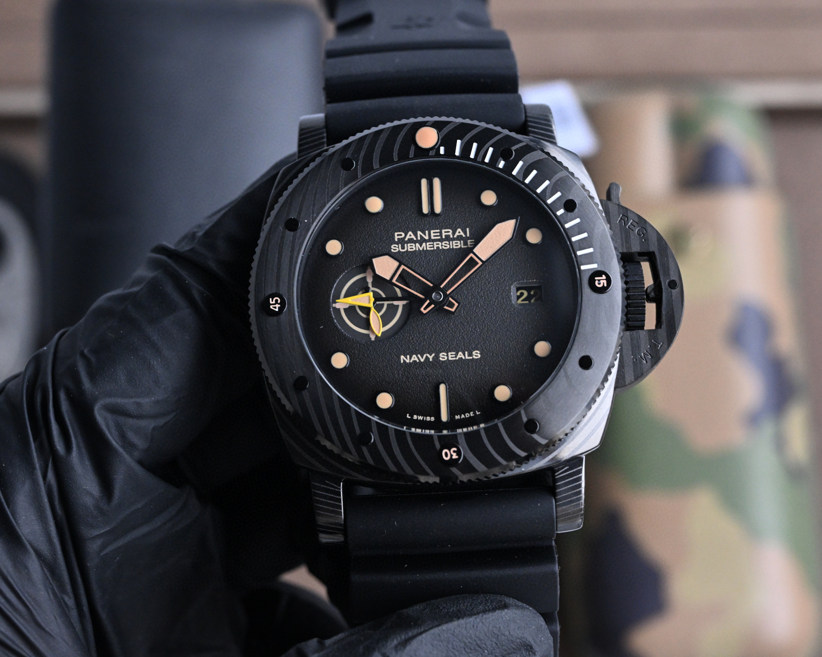 파네라이 V7공장 남자 미러급 시계