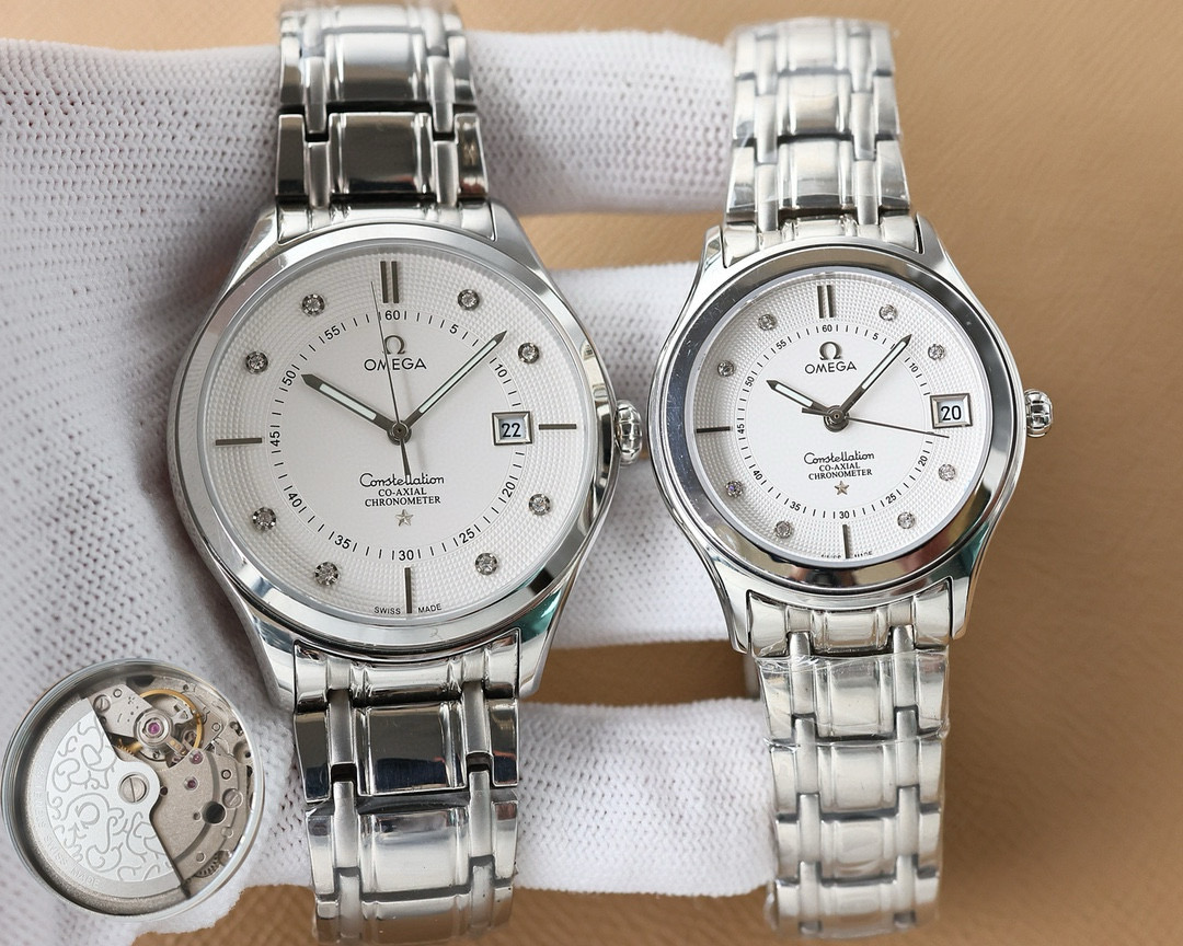 오메가 3컬러 미러급 커플시계