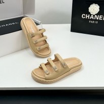 샤넬 여자 슬리퍼