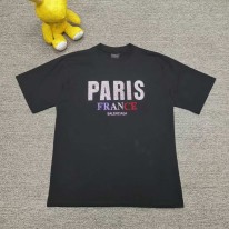 발렌시아가 남녀공용 반팔티