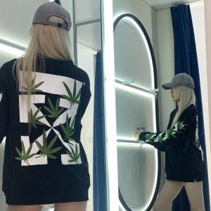 오프화이트 남녀공용 후드티 맨투맨