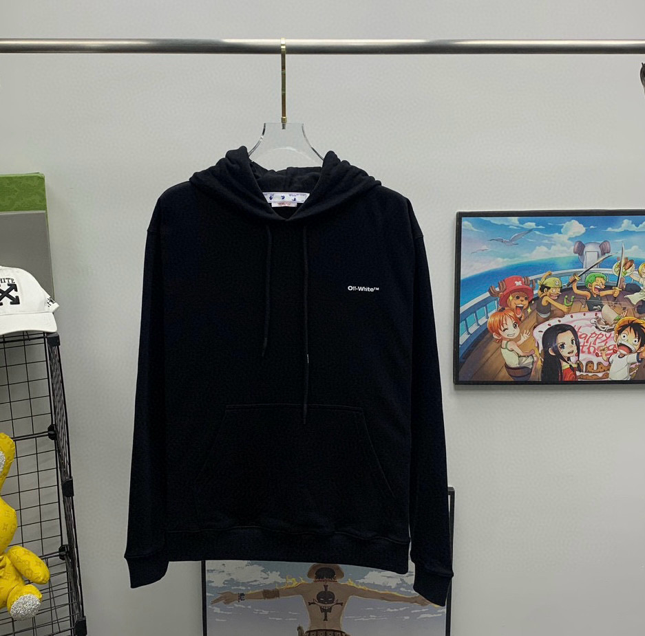 오프화이트 남녀공용 후드티 맨투맨