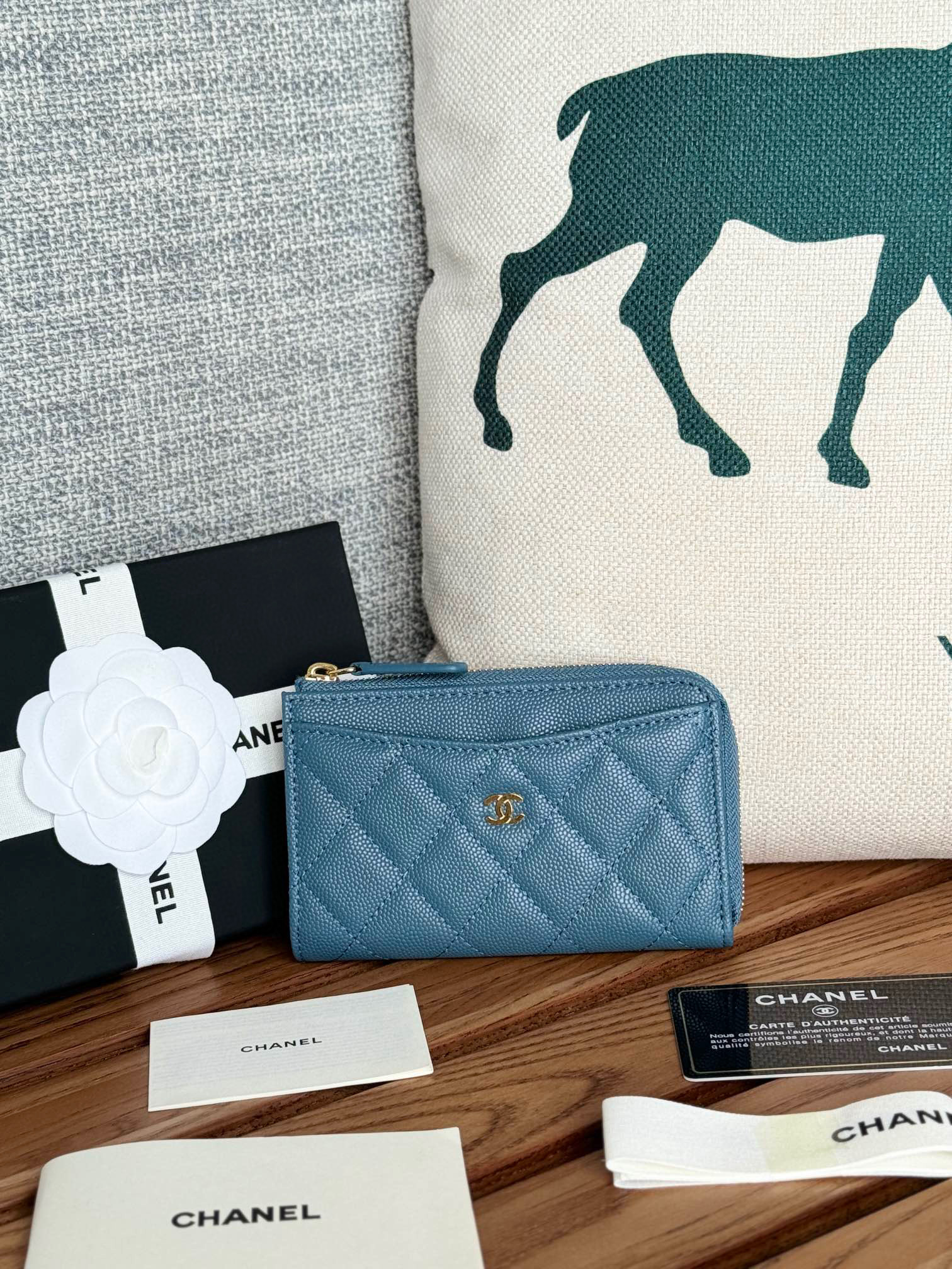 샤넬 A3179 여자 카드지갑 머니클립