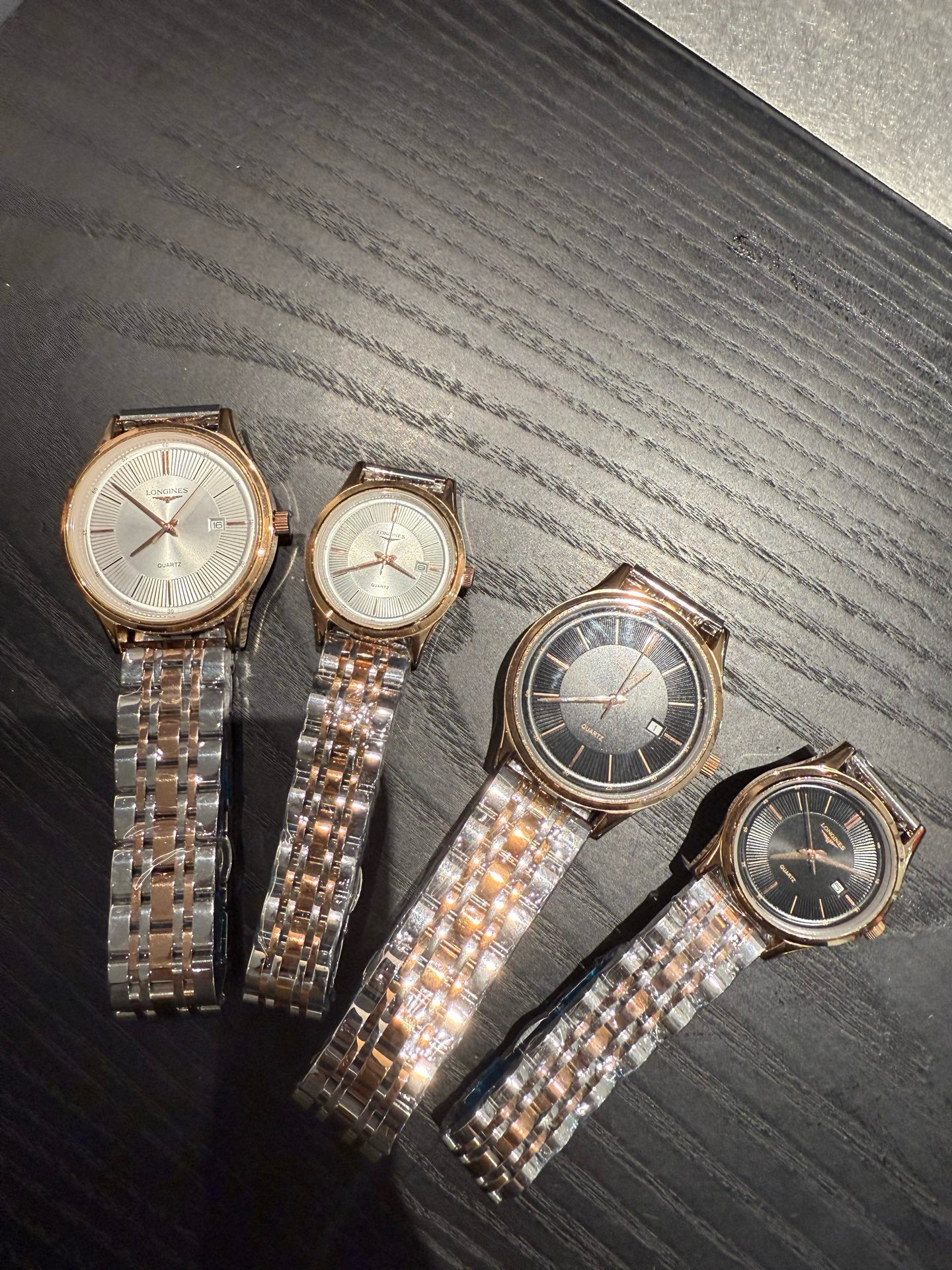 론진 2컬러 남녀공용시계 커플시계