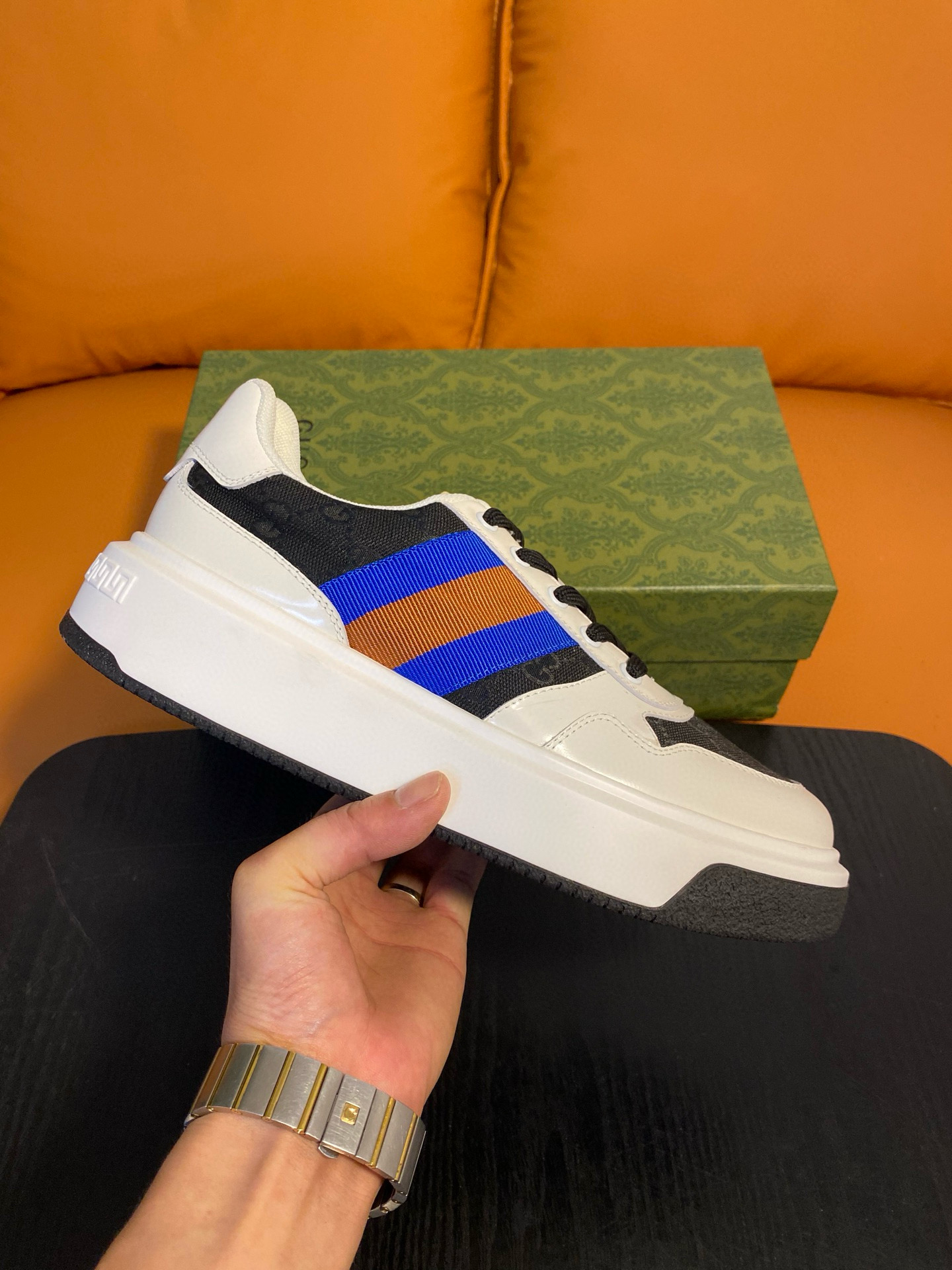 구찌 스크러너 남자 신발 운동화 스니커즈