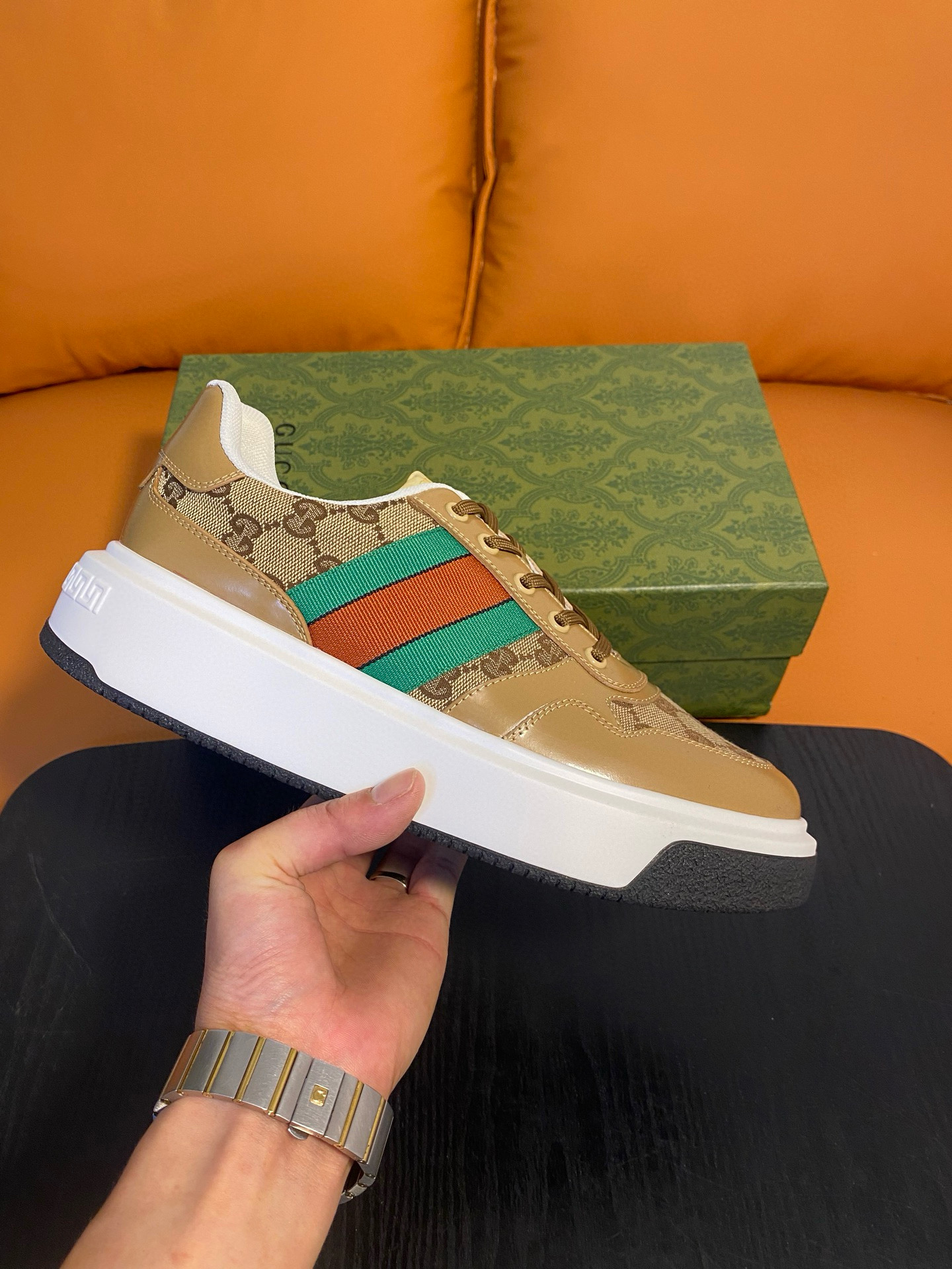 구찌 스크러너 남자 신발 운동화 스니커즈