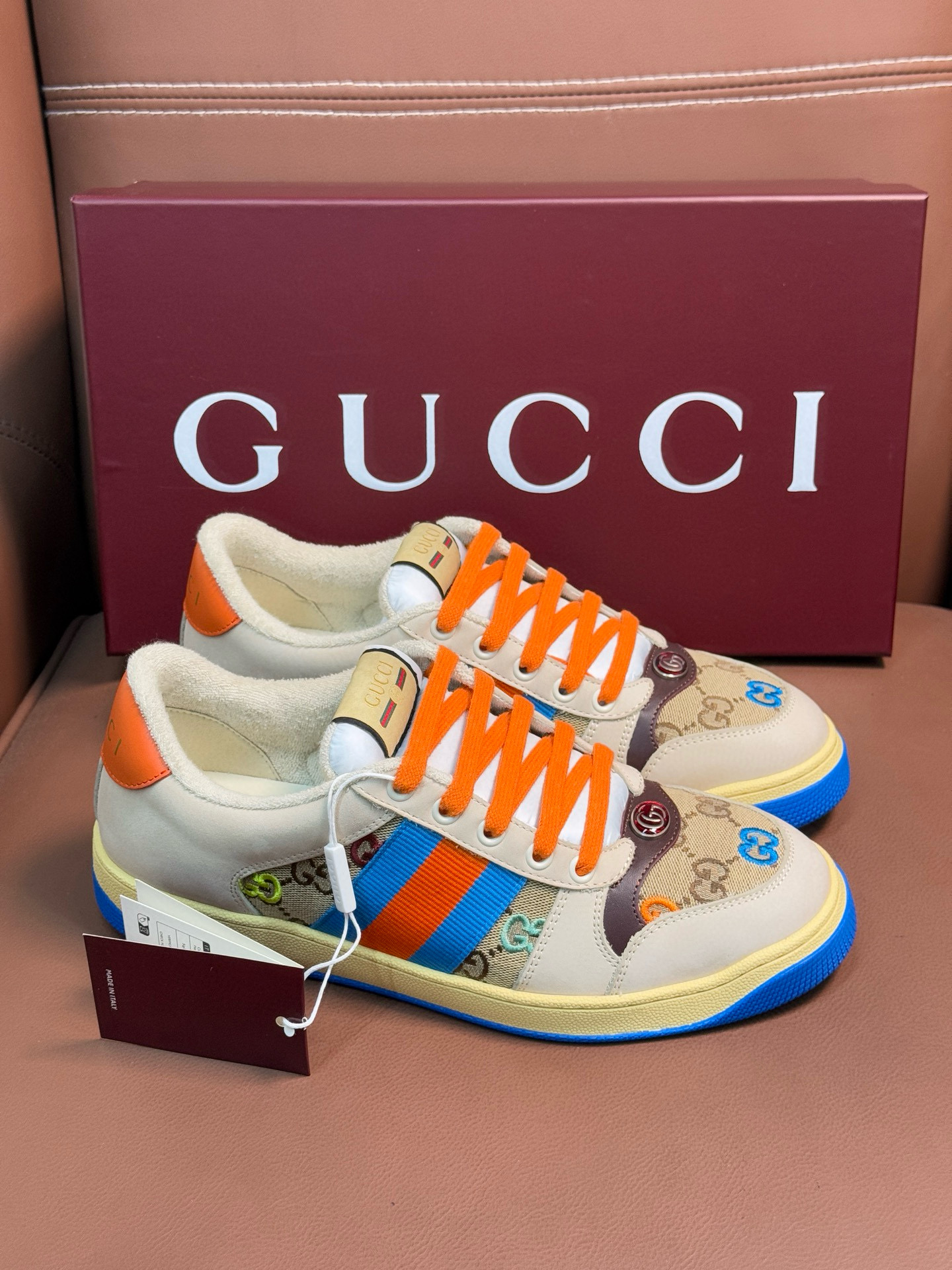 구찌 2.5cm 스크러너 남자 신발 운동화 스니커즈