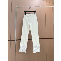 디올 2컬러 여자 바지