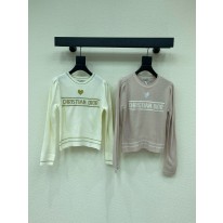 디올 2컬러 여자 니트