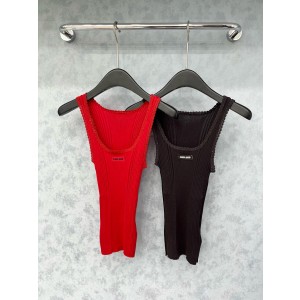 미우미우 2컬러 여자 조끼