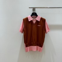 미우미우 2컬러 여자 반팔