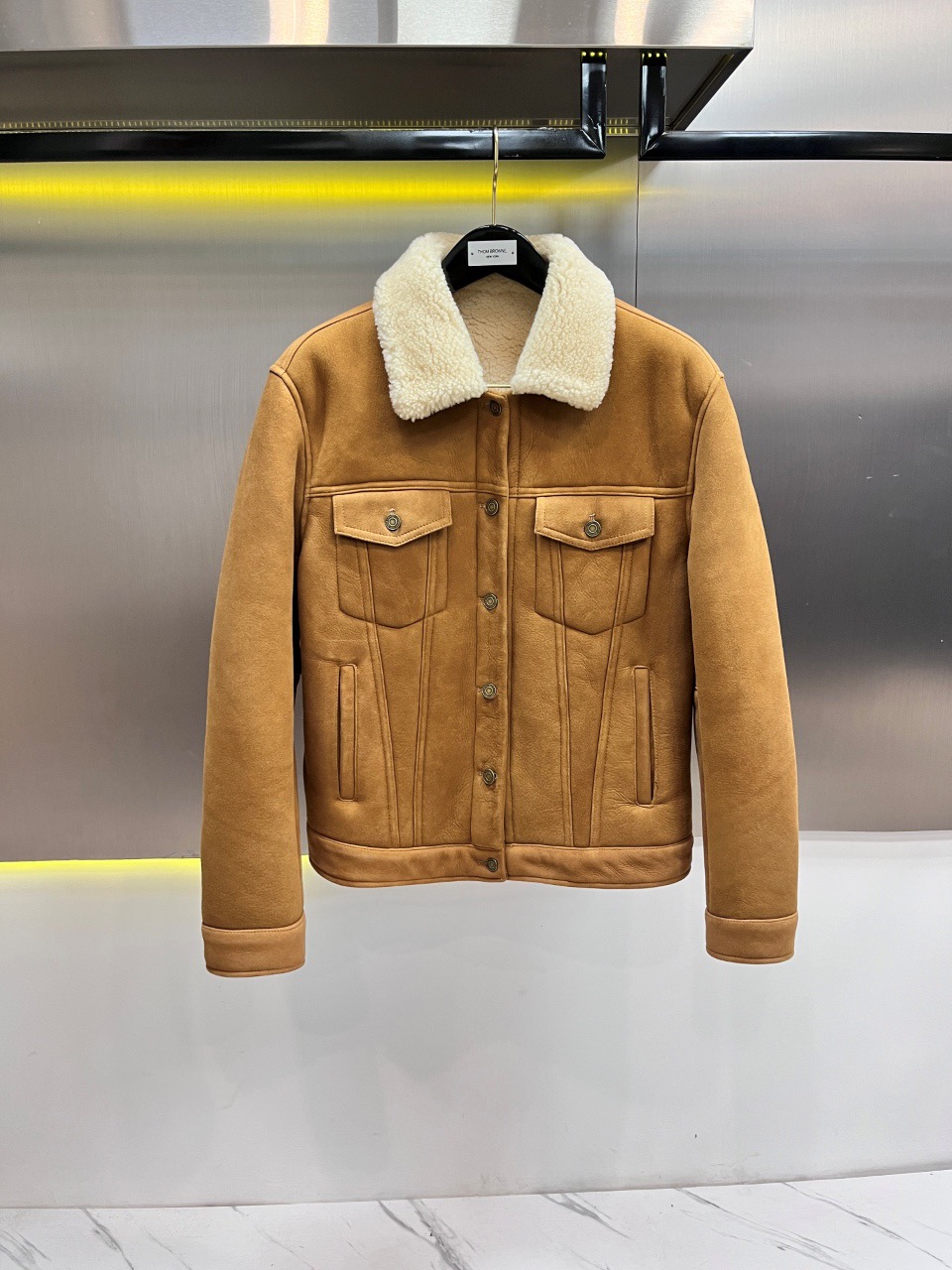 입생로랑 생로랑 양가죽 자켓