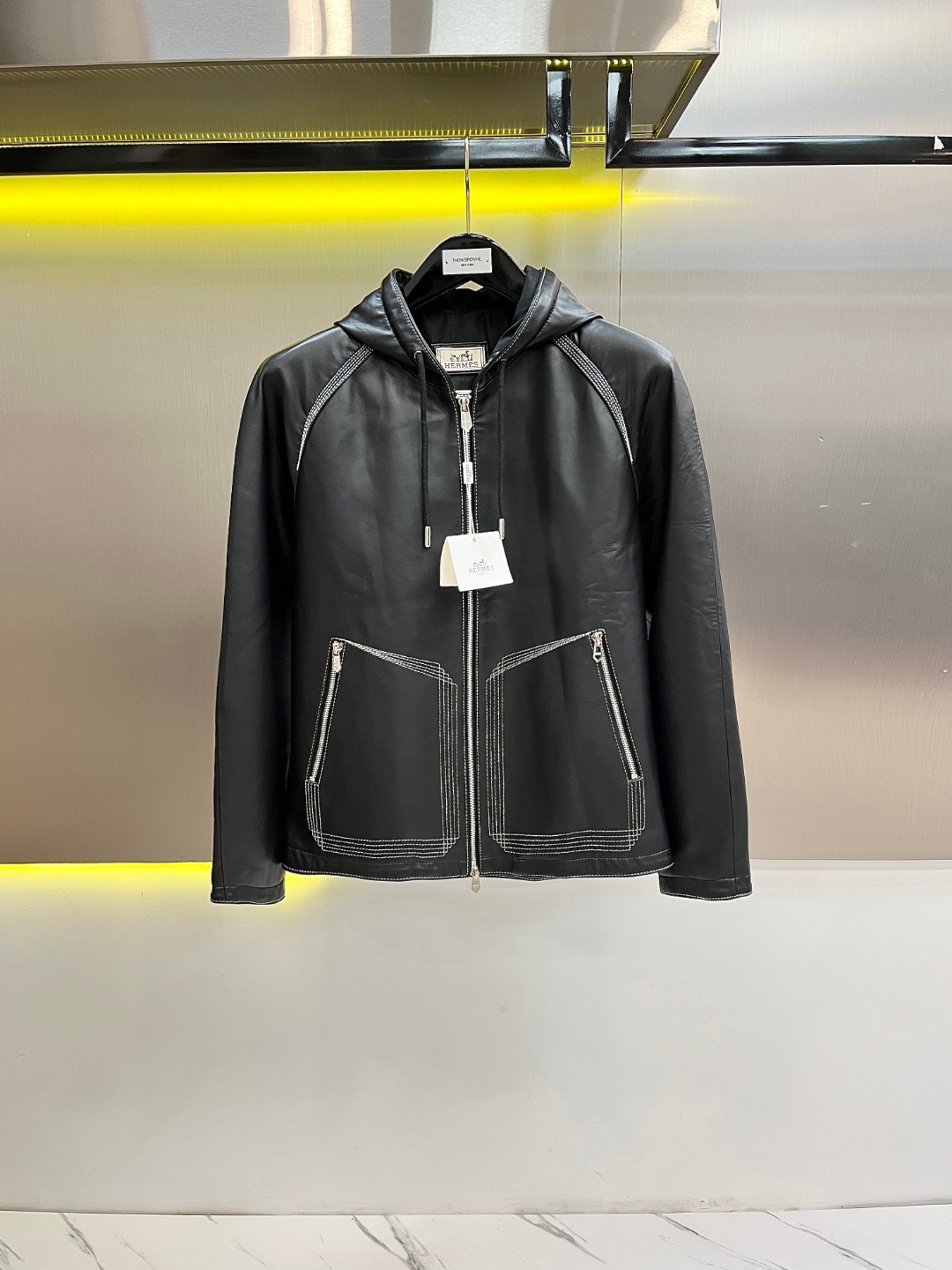 에르메스 양가죽 자켓