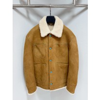 루이비통 양가죽 양모 자켓