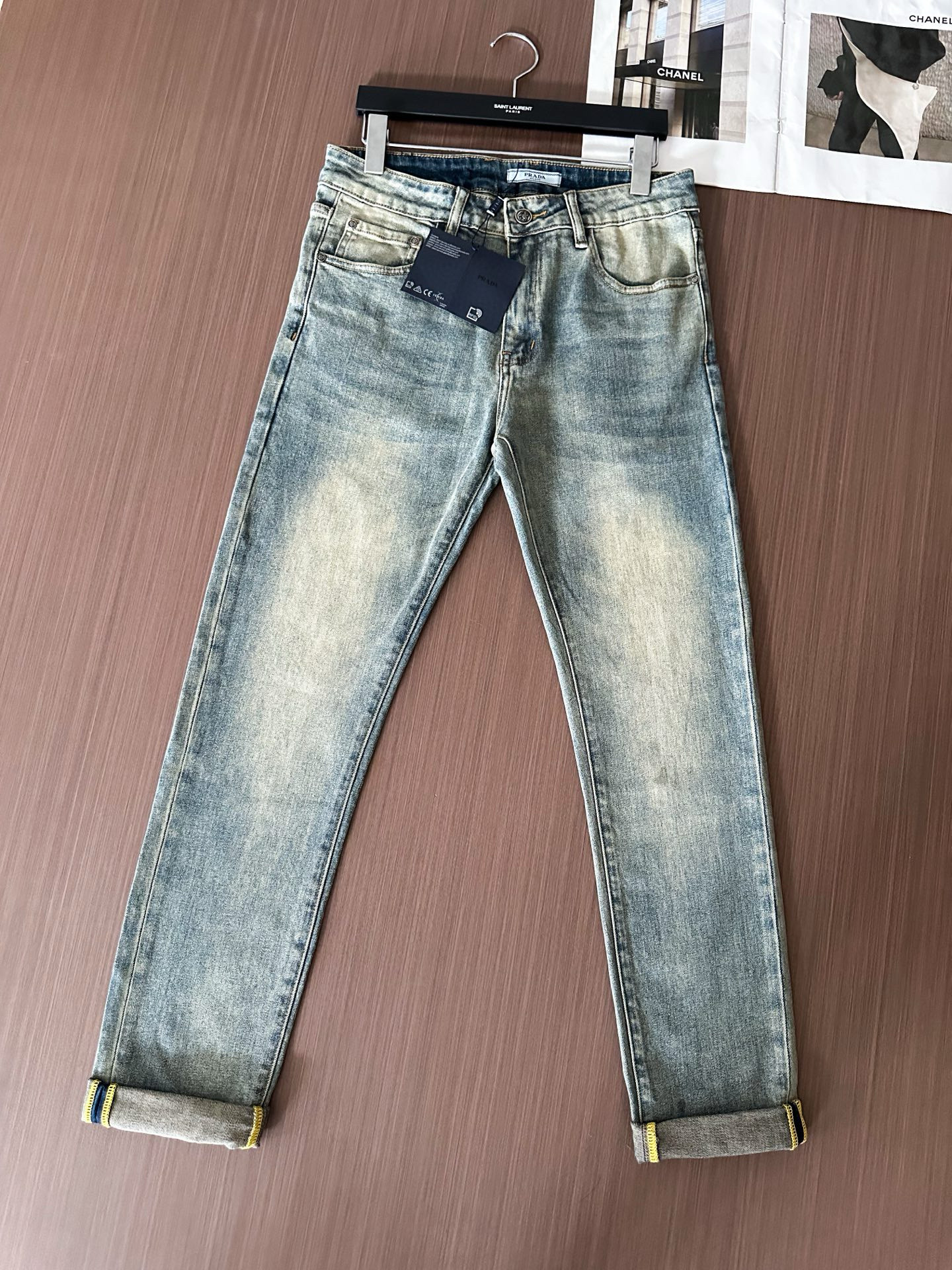 프라다 남자 청바지