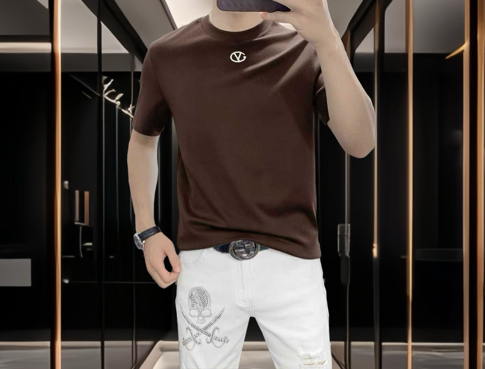 발렌티노 6컬러 남자 반팔티