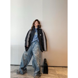 발렌시아가 남녀공용 패딩