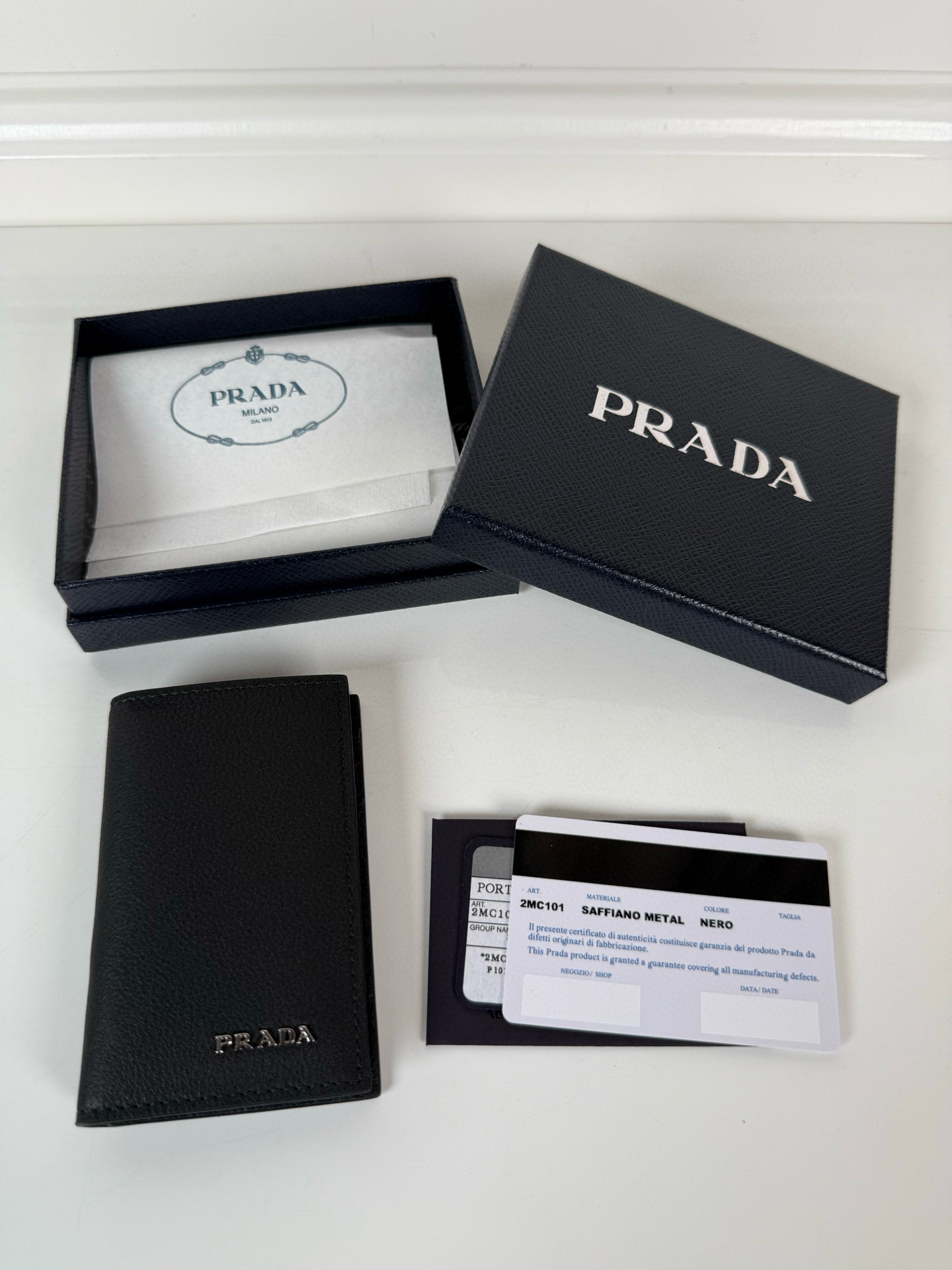 프라다 2MC101 남녀공용 카드지갑 머니클립
